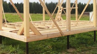 Сарай на винтовых сваях или хозблок на сваях Ртищево цена от 2588 руб. / шт.